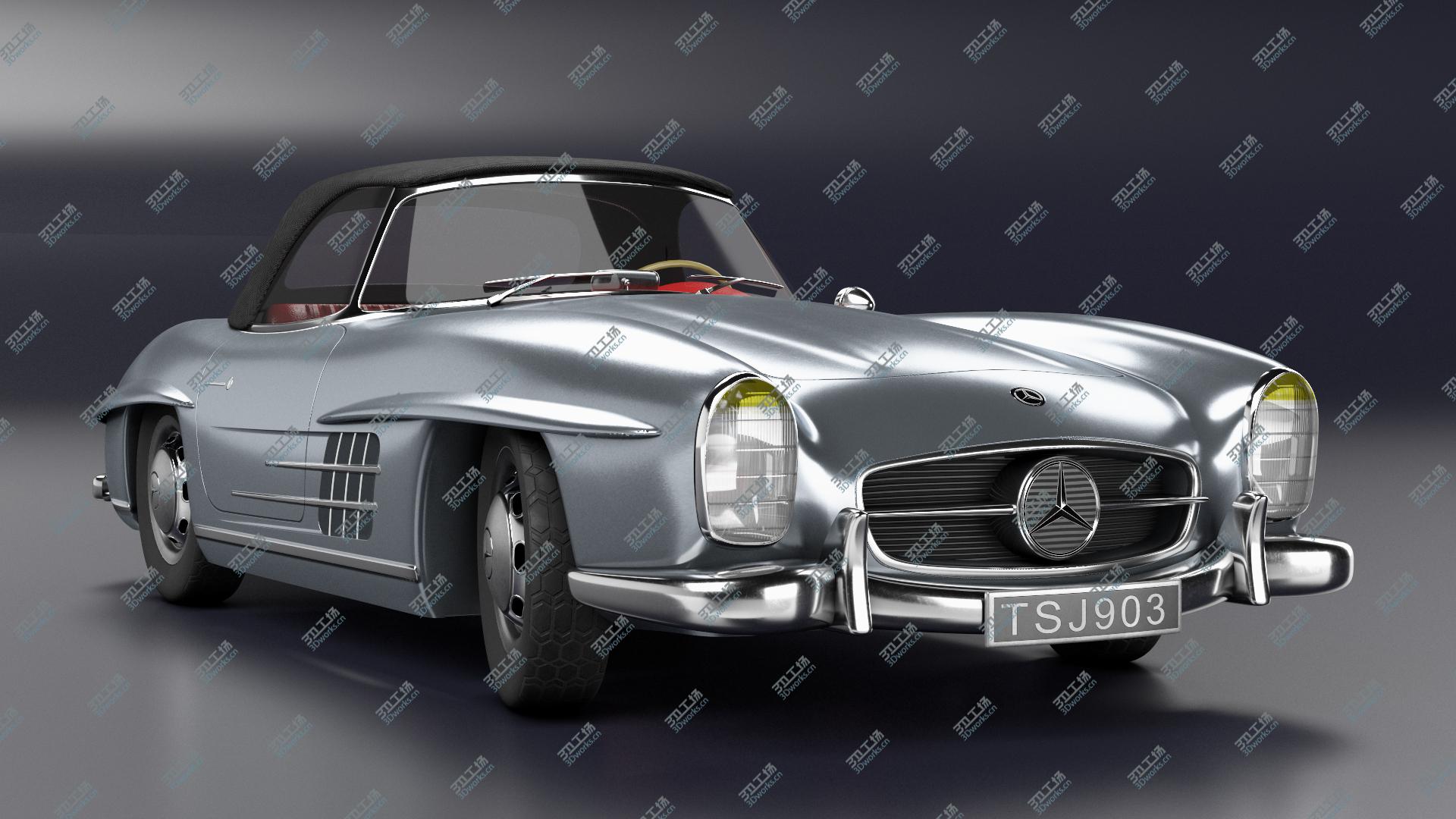 images/goods_img/202104091/1960 Mercedes Benz 300SL Roadster [low poly] 3D model/1.jpg